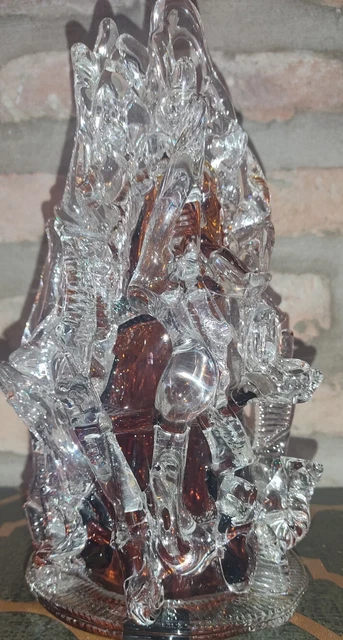Albero Scultura In Vetro Murano H Cm  28 Lumino Vintage