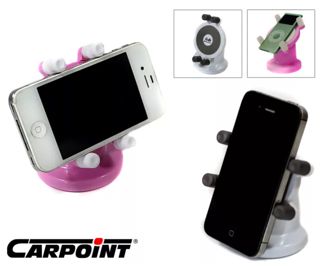 IPhone Ipod Samsung Universal Handy- Halterung Pink,360°,bis 63 mm,Handyhalter