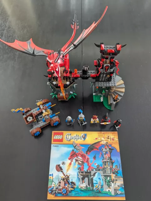 LEGO CASTLE 70403 Dragon Mountain Complete W Instructions