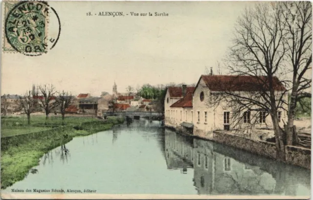 CPA ALENCON - Vue sur la Sarthe (138355)