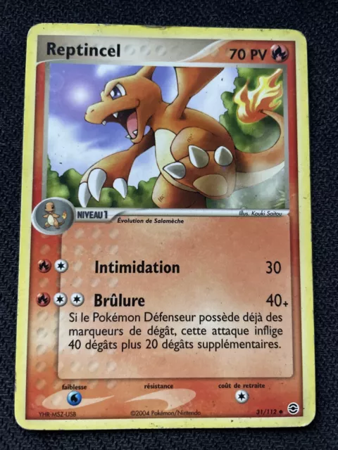 Reptincel Unco - Pokemon 31/112 Ex Rouge Feu Vert Feuille Occasion Fr