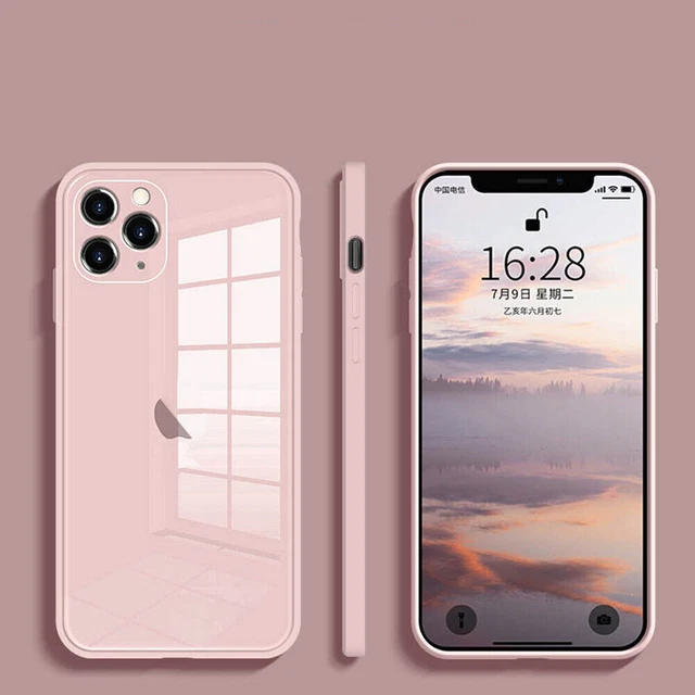 Luxury Back Liquid Tempered Glass Case Cover For iPhone 14 13 12 11 Pro Max XR