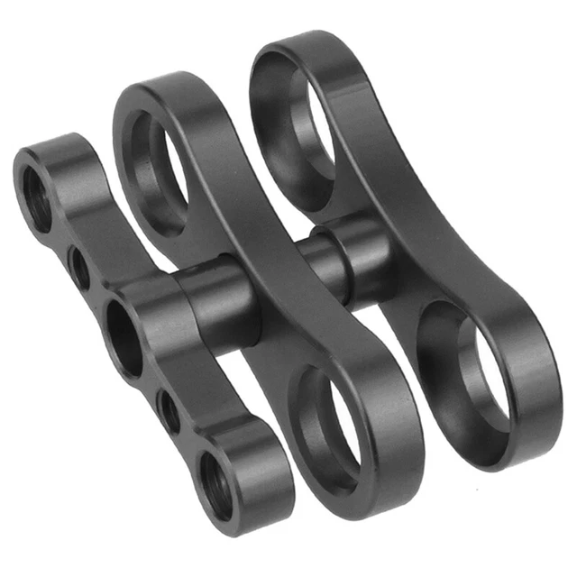 Treppiede Butterfly Clip Clamp 1 pollice braccio articolato sferico 1/4 3/8 supporto per Kam X4O9