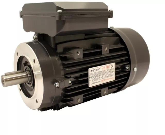 TEC Single Phase 240v Electric Motor 4 pole 1420rpm with foot flange face mount