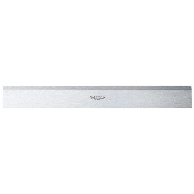 STARRETT 386-12 Straight Edge,Beveled,Steel,12 In