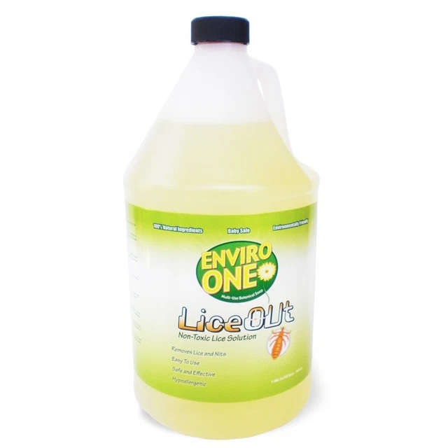 Non-Toxic Head Lice Treatment FAMILY SIZE w/Comb (1 Gallon) FREE EXPEDITE SHIP
