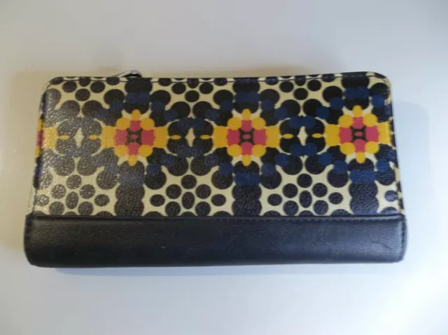 Relic By Fossil Navy Floral Wallet Caraway