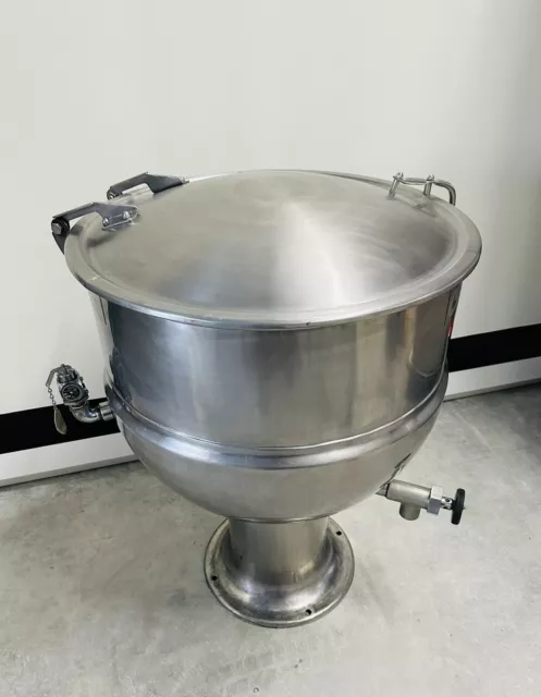 Groen PT-40 40 gal Steam Kettle - Stationary, 2/3 Jacket, Direct Steam