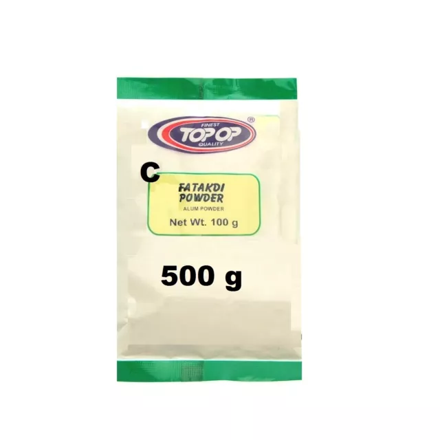 500g POLVERE DI ALLUME FATAKDI POLVERE MACINATA AGENTE ANTIBATTERICO DEODRANTE