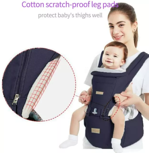 *Porte-bébé Arkmiido nouveau-né à tout-petit avec siège hanche, sac à dos porte-enfant* 2