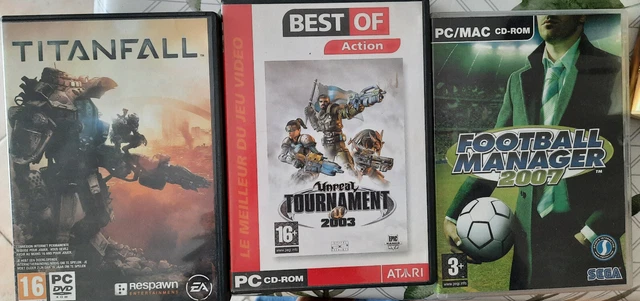 lot de 3 jeux PC CD ROM voir photo