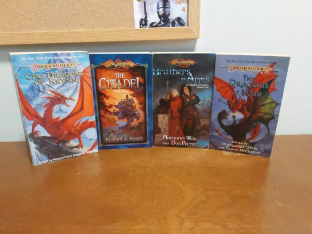 Lot 4 Dragonlance  Books Assorted Titles