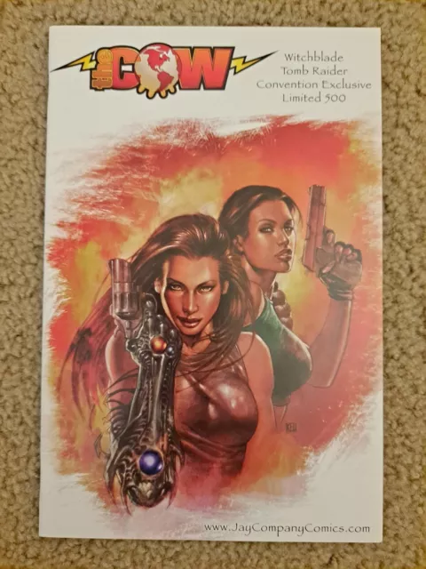 Top Cow Witchblade Tomb Raider #1 Jay Company, limited 500, Wizard World 2004