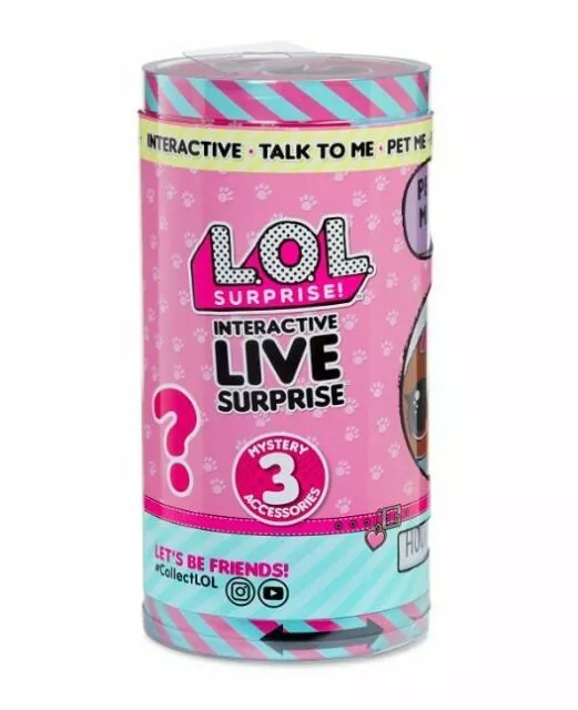 L.O.L. Surprise! 555377 Interactive Live Surprise Pet with Realistic Sounds