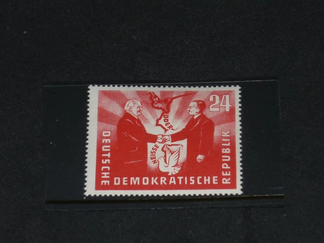 DDR 1951, MiNr. 284 PLATTENFEHLER I , Postfrisch, Deutsch Polnische Freundschaft