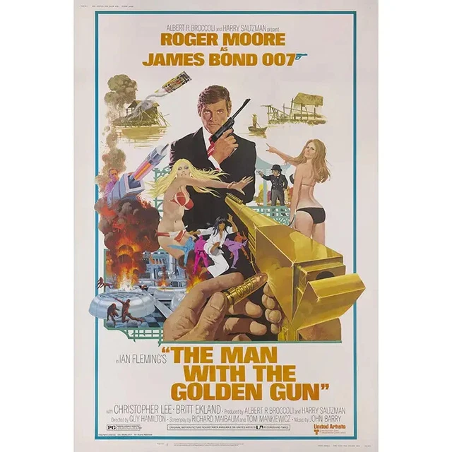 Plaque Métal James Bond | Planète Vintage