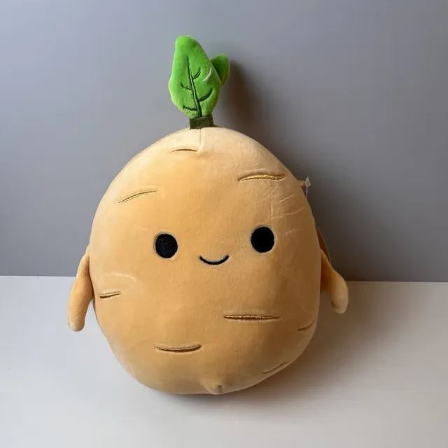 Squishmallow Food Jyri the Ginger Ginseng Turnip Root 7.5 Inch Soft Plush New