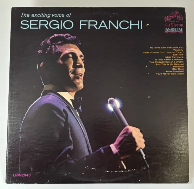 Sergio Franchi – The Exciting Voice Of Sergio Franchi - 12" 33 RPM Vinyl