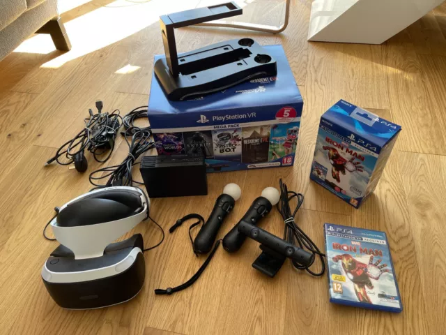 Sony PlayStation VR Virtual Reality Set (2020) with Marvel's Iron Man VR