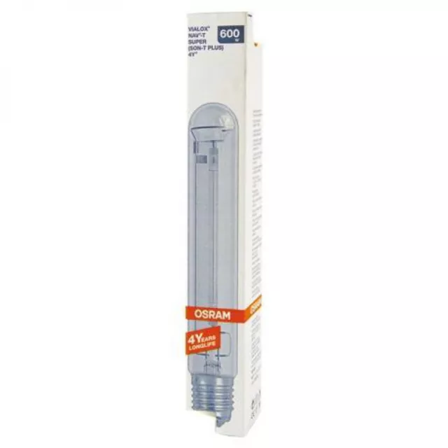 Osram NAV-T 600 Watt Super 4Y E40 Natriumdampf Lampe Leuchte Birne Licht Vialox