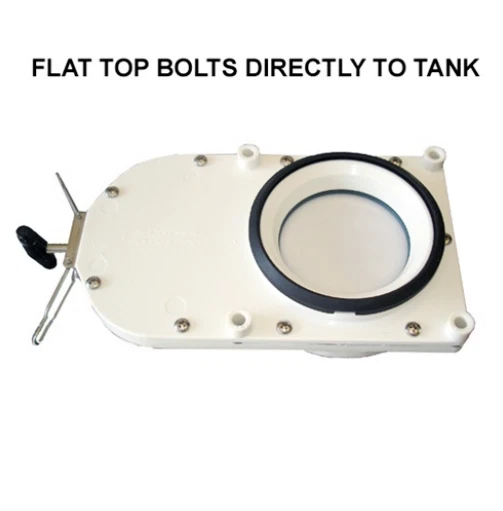 THETFORD 08708 SEWER Dump Basic Valve Flush Drain Mechanism With Handle