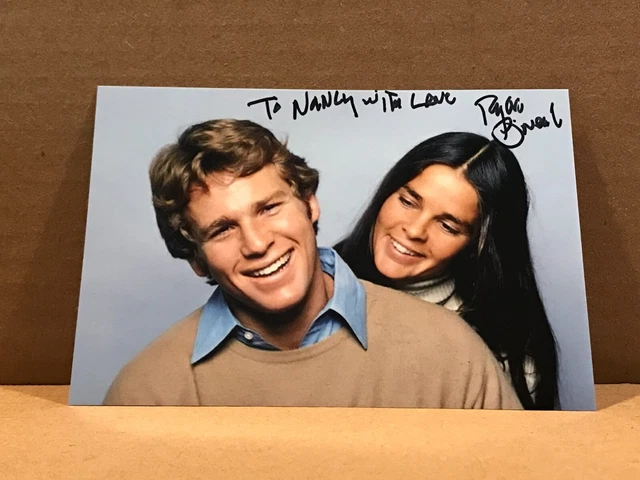 RYAN O'NEAL Hand Signed Autograph 4x6 Photo - FAMOUS ACTOR