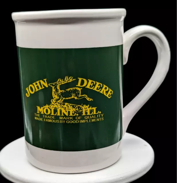 John Deere 11 oz Coffee Mug Moline Illinois Tractor Green Gibson Mug Licensed