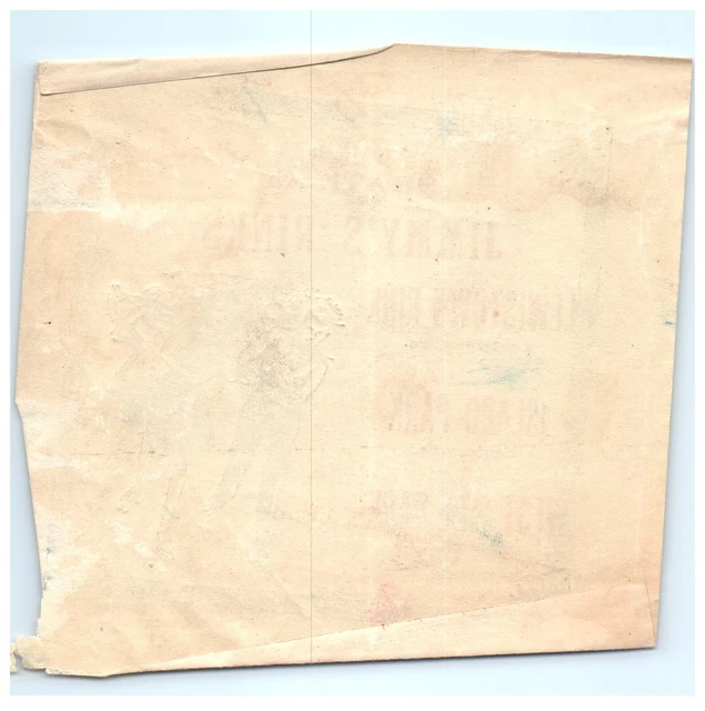 ORIGINAL VINTAGE 1940S Roller Skating Rink Sticker Jimmy's Sunbury