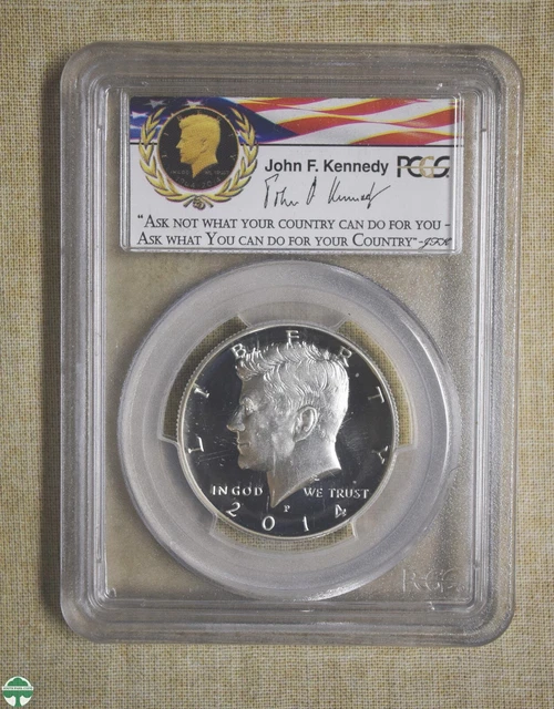 2014-P Kennedy Half Dollar - Silver - First Strike - Pcgs Certified - Pr70Dcam