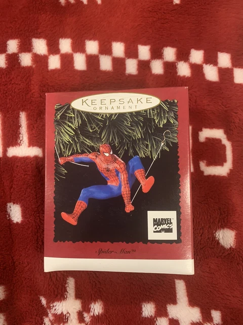 Vintage Hallmark Keepsake Ornament SPIDER-MAN Marvel Comics 1996 W/Box.
