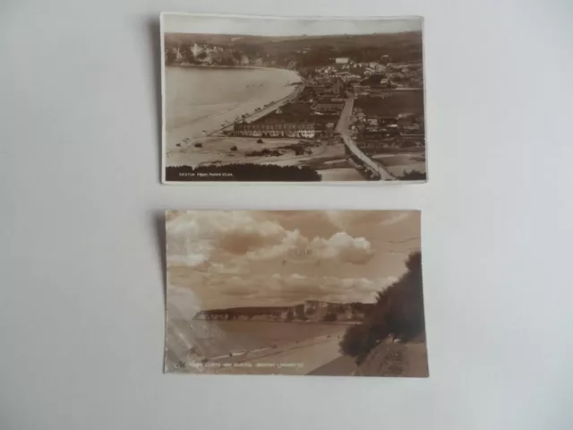 Two Post Cards, Cliffs & Clouds, Seaton From Haven Cliff