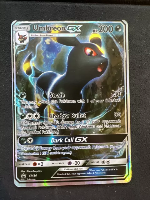 Umbreon GX SM36 Sun & Moon Ultra Rare Holo Promo Pokemon Card