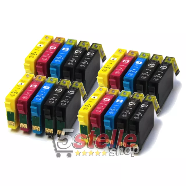 Kit 20 Cartucce Xl Per Stampante Epson Workforce Wf-2750Dwf Wf2750 Dwf