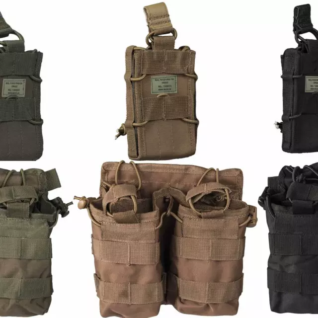 Magazintasche Open Top von MIL-TEC®   einfach o doppelt Tasche Koppel Molle