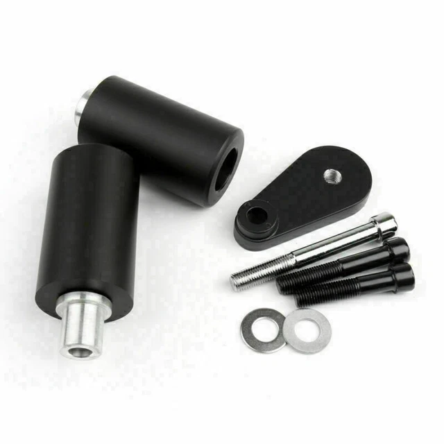 Frame Slider Crash Protector for Yamaha YZF R6 R6S 2003-2008 No Cut Blk  YU
