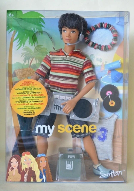 My Scene Jammin In  Jamaica Sutton Mattel 2003 Boy  Barbie   Doll  Nrfb