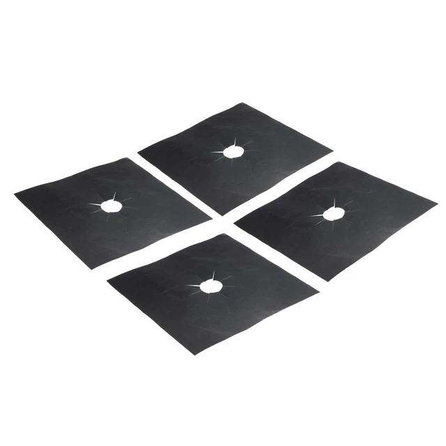 27cm Quadrato Gas Gamma Protezioni,Nero 4pz