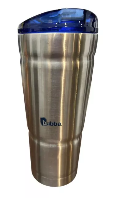 Bubba Envy Vacuum-Insulated Stainless Steel Tumbler 32 Oz., Blue lid EUC