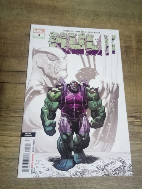 Marvel Comics 2022 Hulk #3 Ottley 2nd Print Variant Donny Cates