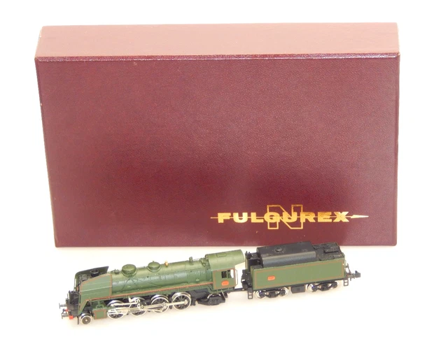 Locomotive Vapeur Fulgurex 141R SNCF échelle N – Neuve En Boîte Avec Tender