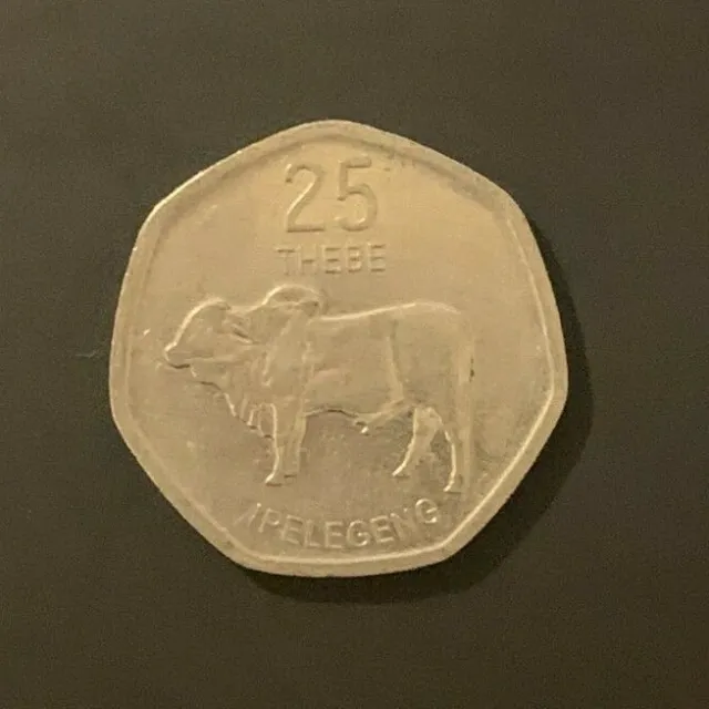 2013 Botswana 25 Thebe Coin - SCARCE - FREE P&P