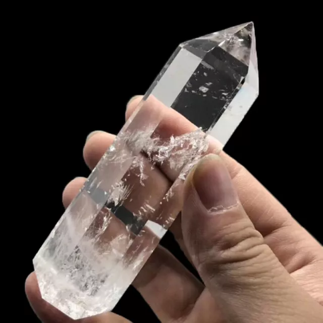 Clear Quartz Crystal Point Natural Wand Specimen Reiki Healing Sto.nu