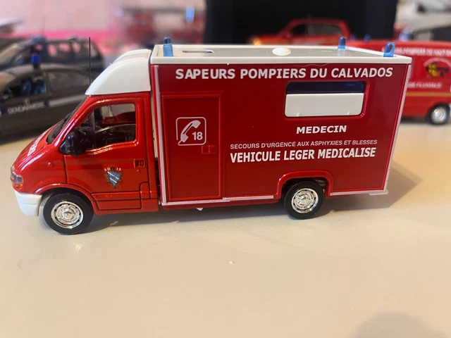 Camion De Pompiers Renault Master VCFF 1/43 - N°26 LANNERY - Modèle Réduit NEUF | Collection Véhicule D'urgence