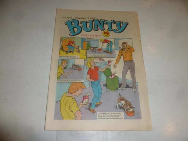 BUNTY Comic - No 1296 - Date 13/11/1982 - UK Paper Comic
