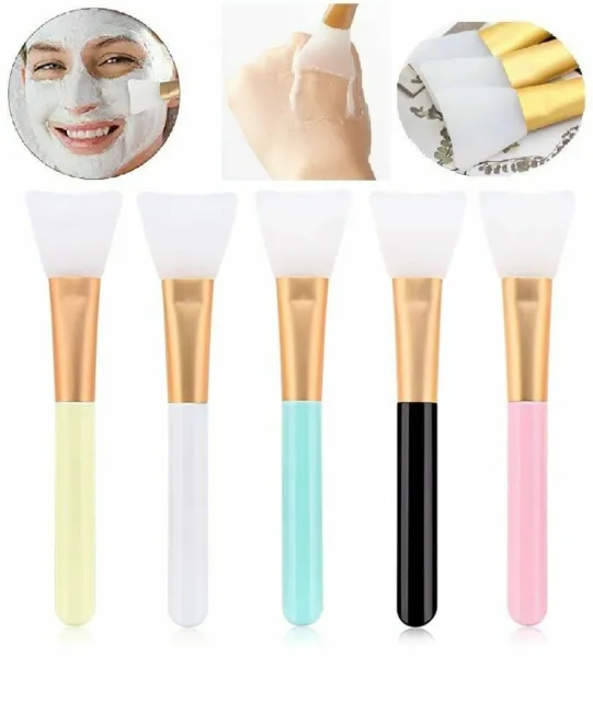 Silicone Face Mask Brush Facial Mud Mixing Applicator Makeup  Cosmetic Tools UK