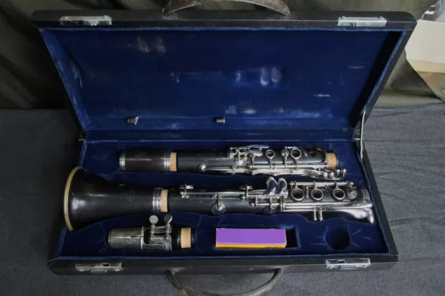 Buffet Crampon CONTINENTALE Bb Clarinet 1969 W/Case/Mouthpiece maintained