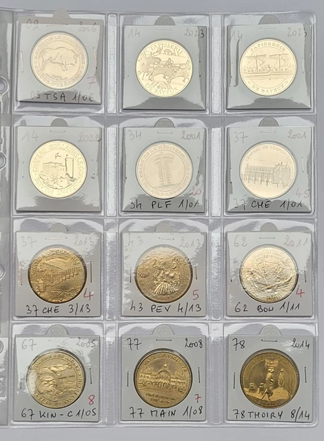 Lot de 12 monnaies de paris - MDP (lot 48)