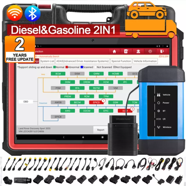 LAUNCH X431 PRO3S+HDIII OBD2 Diagnosegerät Auto Scanner für Iveco 24V LKW Truck