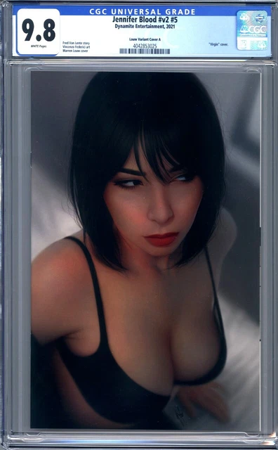 Jennifer Blood #5 Warren Louw Exclusive Virgin Variant 1st Print  CGC 9.8