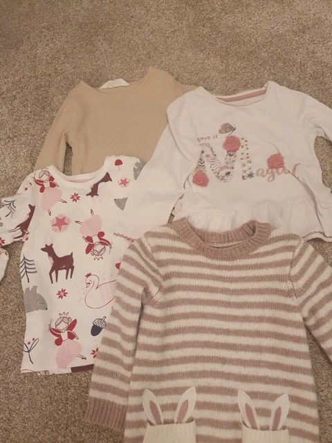 Girls Toddler Clothes Bundle Age 2-3 dresses tops bottoms 13 items 7
